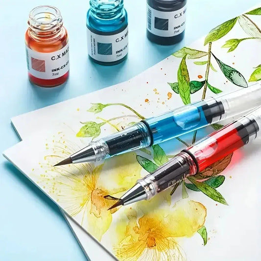 Stylo aquarelle à piston